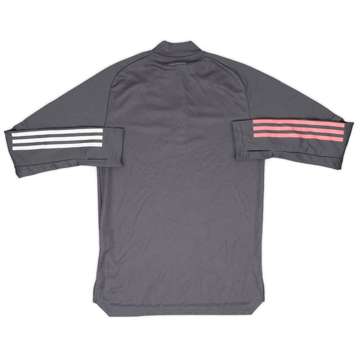 2020-21 Real Madrid adidas 1/4 Zip Drill Top - 9/10 - (S)