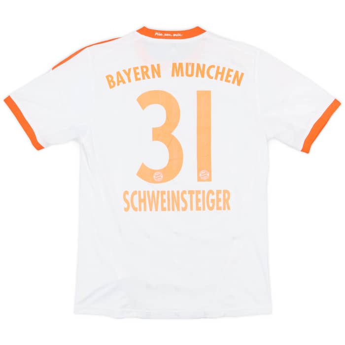 2012-13 Bayern Munich Away Shirt Schweinsteiger #31 - 4/10 - (XL.Boys)