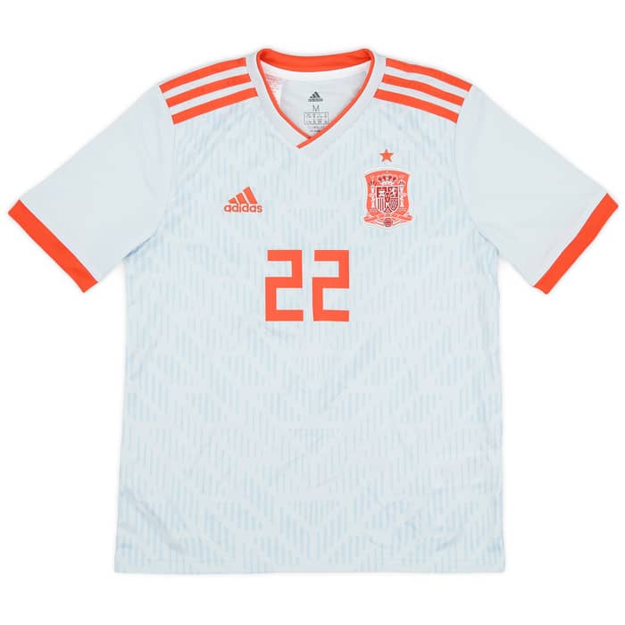 2018-19 Spain Away Shirt Isco #22 - 8/10 - (M.Boys)