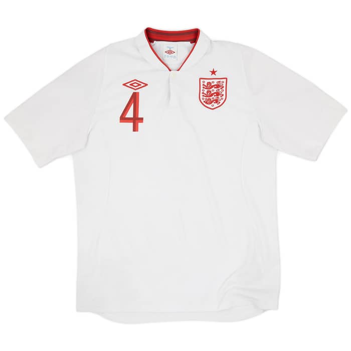2012-13 England Home Shirt Gerrard #4 - 5/10 - (L)