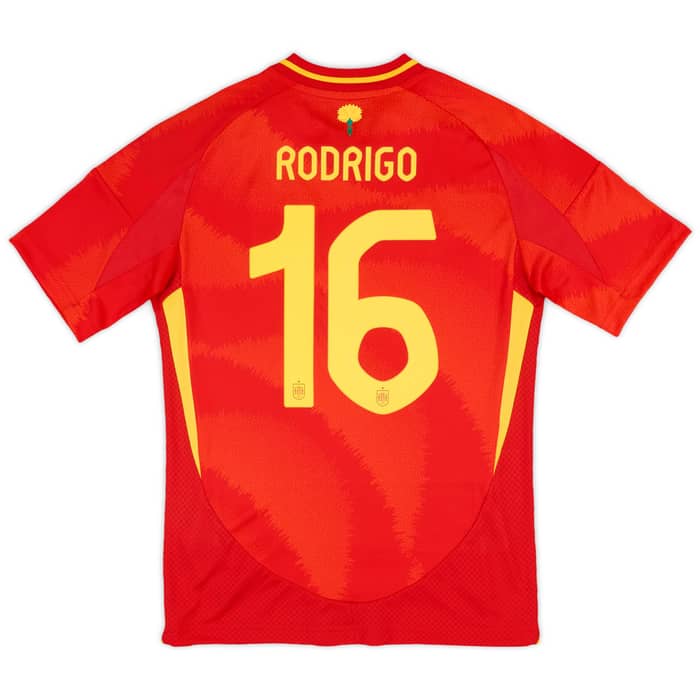 2024-25 Spain Home Shirt Rodrigo #16 (KIDS)