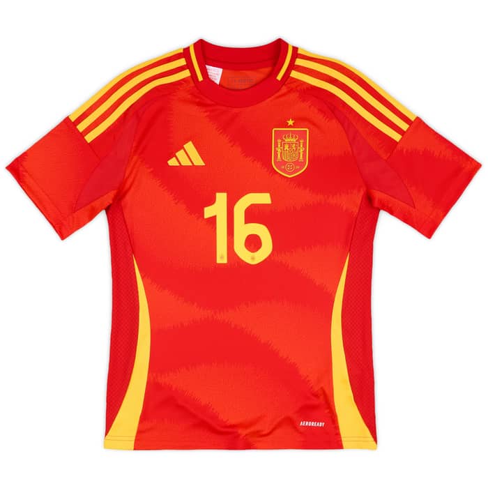 2024-25 Spain Home Shirt Rodrigo #16 (KIDS)