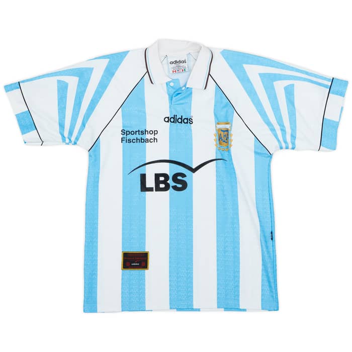 1996-98 Argentina Home Shirt #16 - 8/10 - (M)