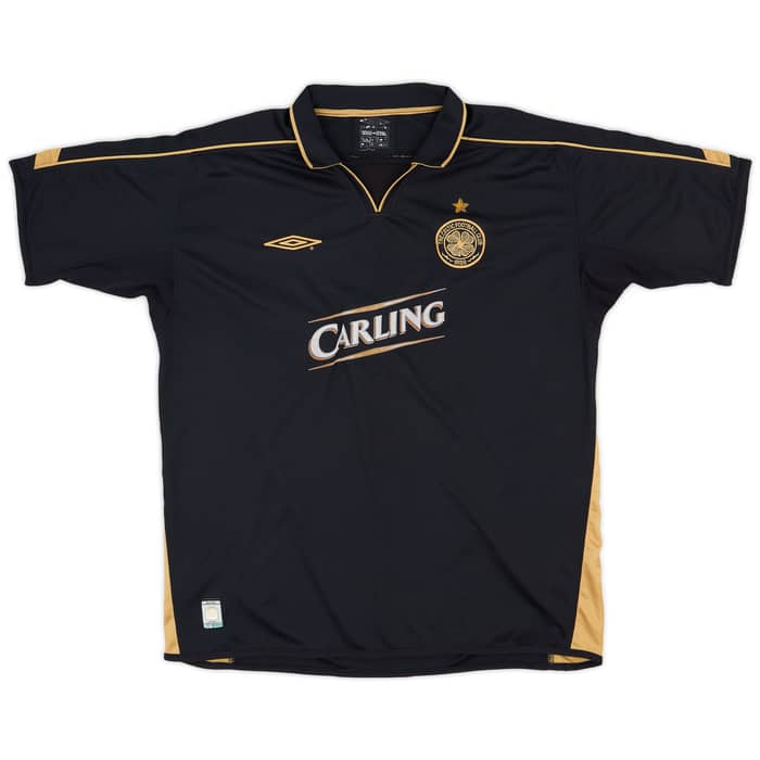2003-04 Celtic Away Shirt Larsson #7 - 6/10 - (XL)