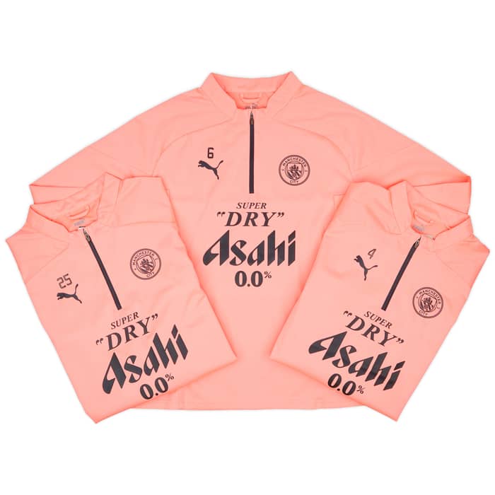 2023-24 Manchester City Player Issue 1/4 Zip Rain Top #