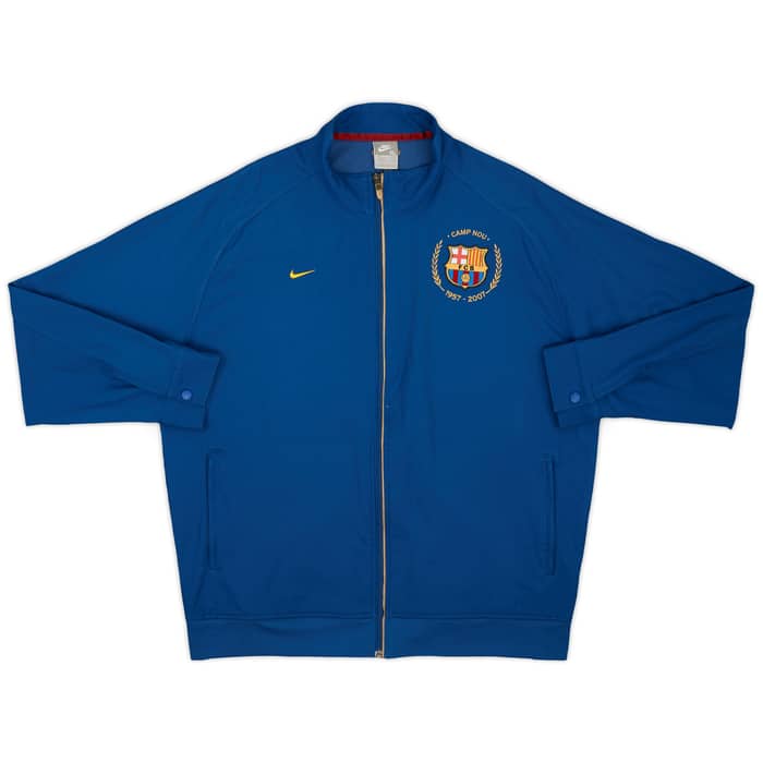 2007-08 Barcelona Nike Track Jacket - 9/10 - (XL)