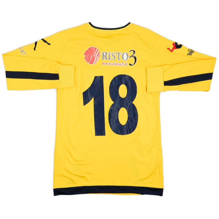 2015-16 AC Trento Youth Home L/S Shirt #18 - 9/10 - (S)