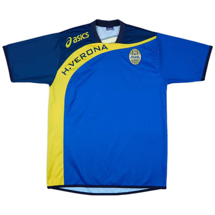2007-08 Hellas Verona Asics Training Shirt - 9/10 - (XL)