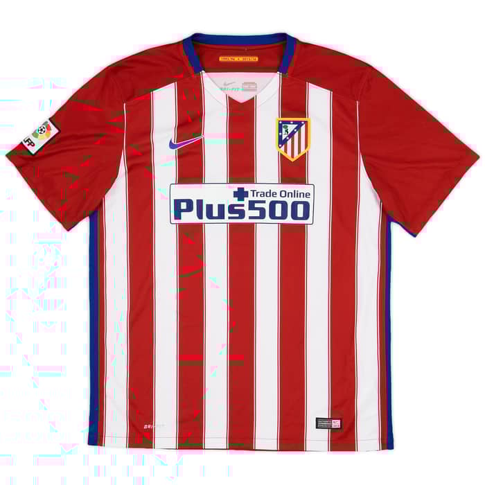 2015-16 Atletico Madrid Home Shirt J.M.Gimenez #24 - 9/10 - (L)