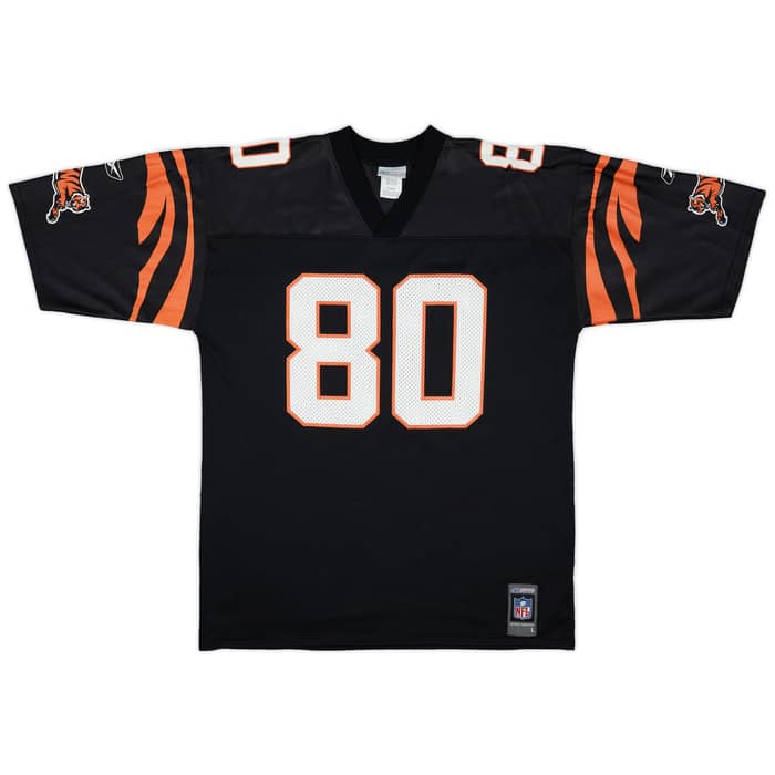 2001 Cincinnati Bengals Warrick #80 Reebok Home Jersey - 9/10 - (L)