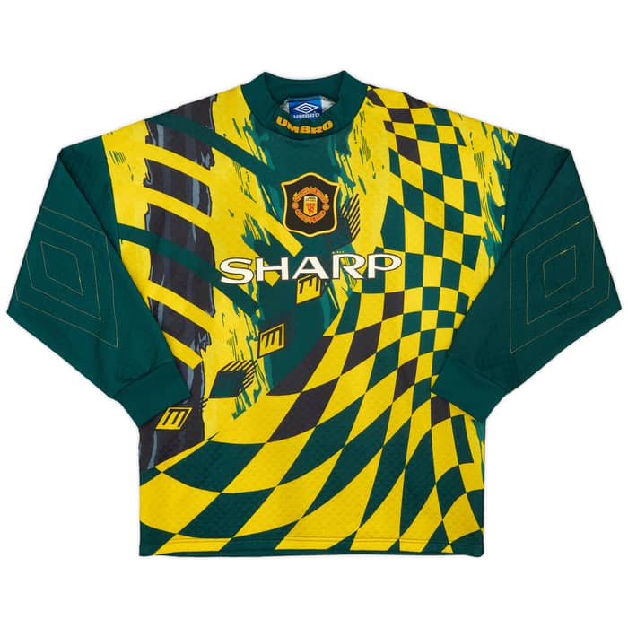 1994-96 Manchester United GK Shirt Schmeichel #1 - 8/10 - (M)