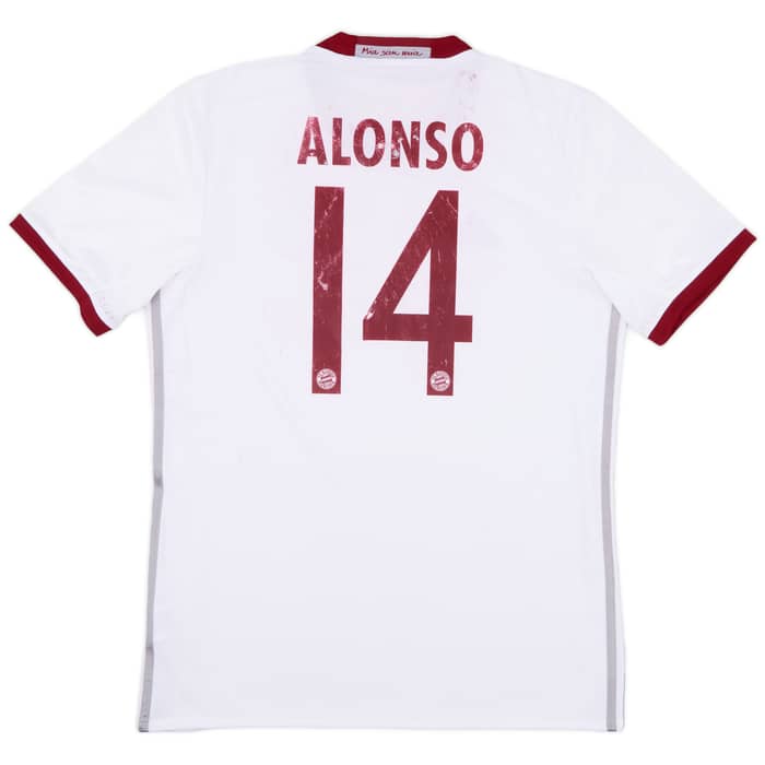 2016-17 Bayern Munich Third Shirt Alonso #14 - 4/10 - (M)