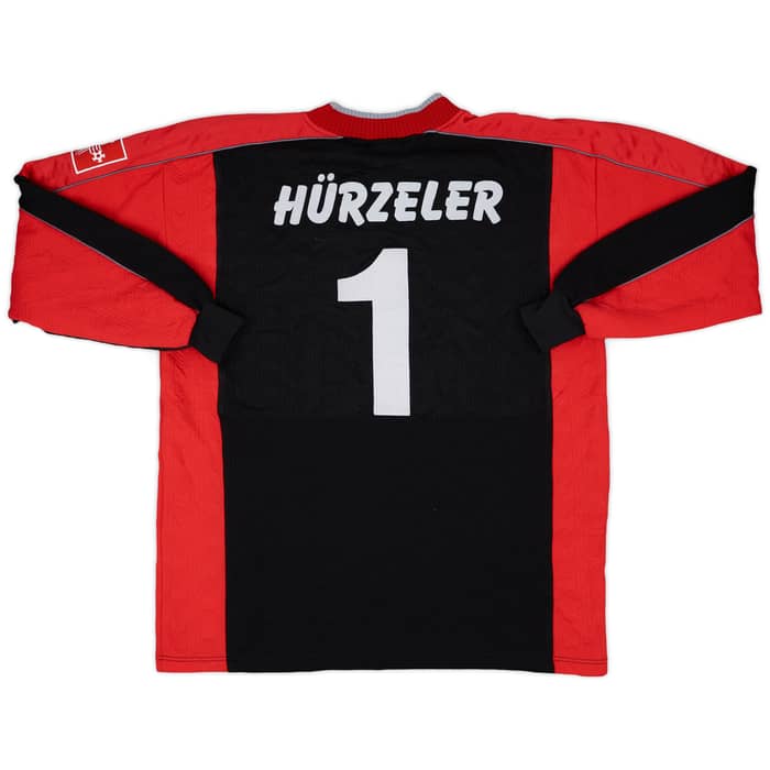 2000-01 FC Lugano Match Issue GK Shirt Hurzeler #1