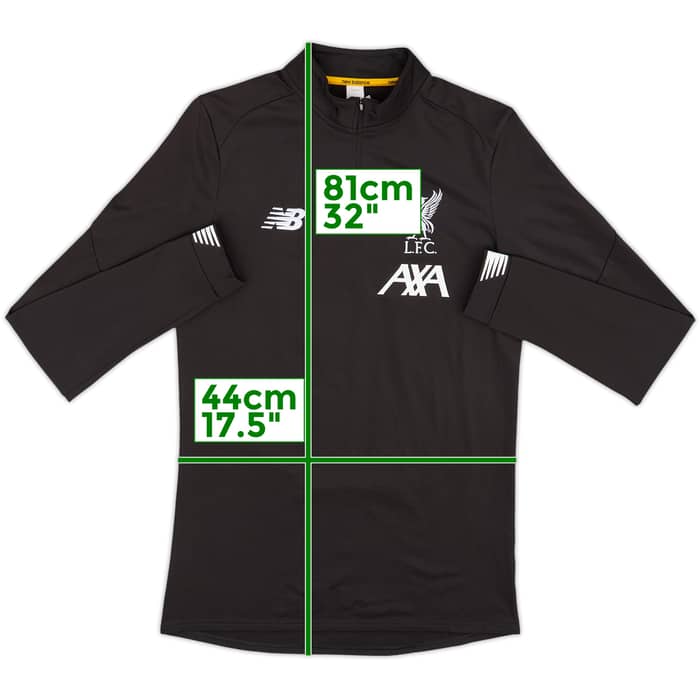 2019-20 Liverpool New Balance 1/4 Zip Sweat Top - 8/10 - (S)