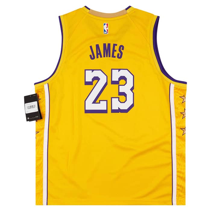 2019-20 LA Lakers James #23 Nike Swingman Jersey (Alternate) Y - W/Tags