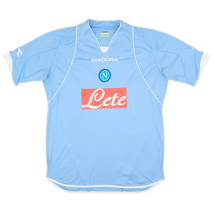 2007-08 Napoli Home Shirt #7 - 6/10 - (XL)