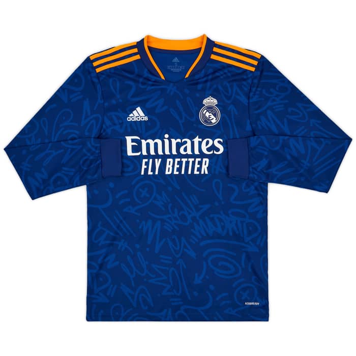 2021-22 Real Madrid Away L/S Shirt Modric #10 - 10/10 - (S)