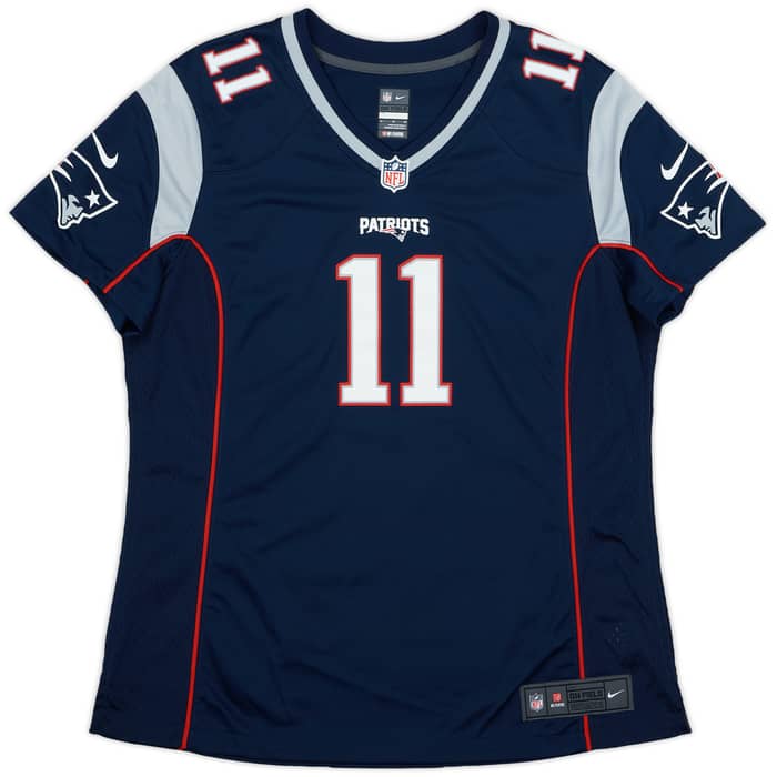 2012-19 New England Patriots Edelman #11 Nike Game Home Womens Jersey - 8/10 - (XL)