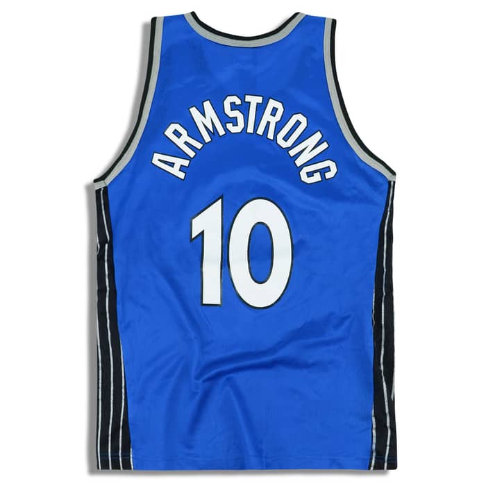 1998-03 Orlando Magic Armstrong #10 Champion Jersey (Away) M
