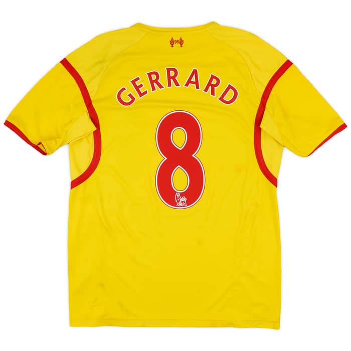 2014-15 Liverpool Away Shirt Gerrard #8 - 6/10 - (M)