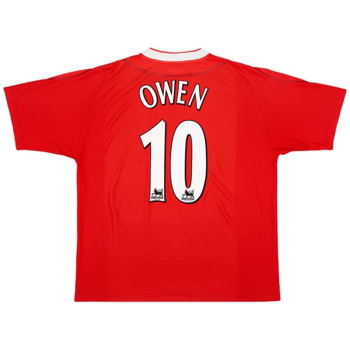 2002-04 Liverpool Home Shirt Owen #10 - 3/10 - (XL)