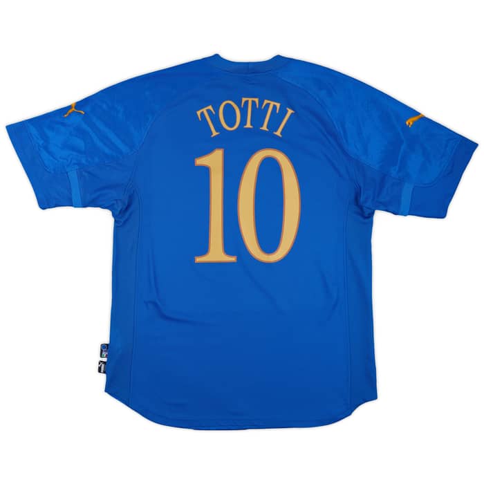 2004-06 Italy Home Shirt Totti #10 (XL)