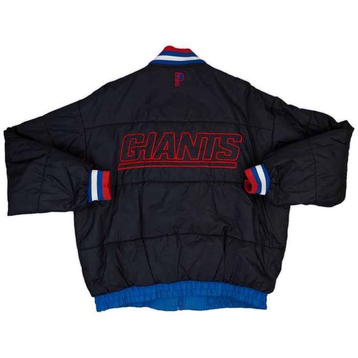 1990s New York Giants Pro Player Reversible Rain Coat - 5/10 - (XL)