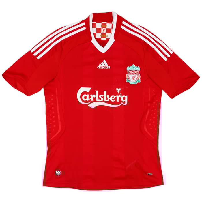 2008-10 Liverpool Home Shirt Gerrard #8 - 5/10 - (S)
