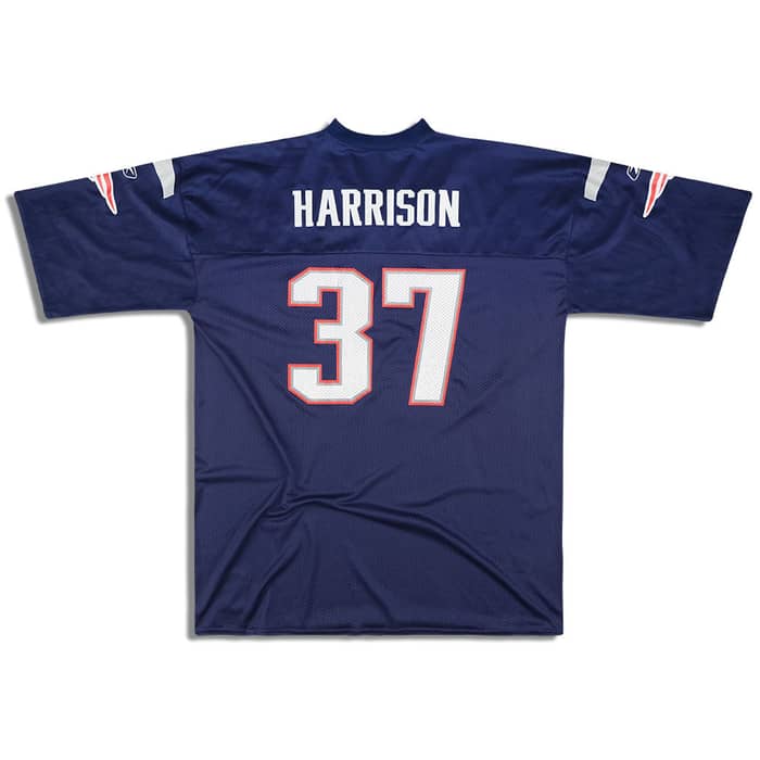 2005-06 New England Patriots Harrison #37 Reebok Replica Jersey (Home) XXL