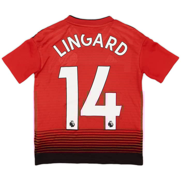 2018-19 Manchester United Home Shirt Lingard #14 - 4/10 - (S.Boys)