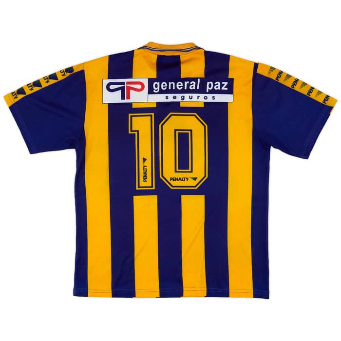 1993-95 Rosario Central Home Shirt #10 - 8/10 - (XL)