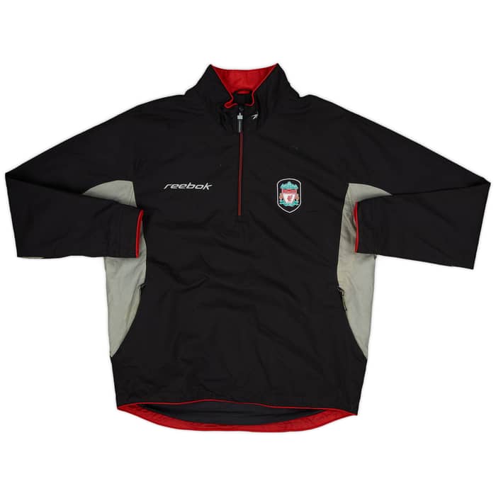 2002-03 Liverpool Reebok 1/4 Zip Rain Jacket - 8/10 - (S)