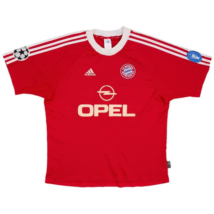 2000-01 Bayern Munich Signed CL Home Shirt Elber #9 - 6/10 - (L)