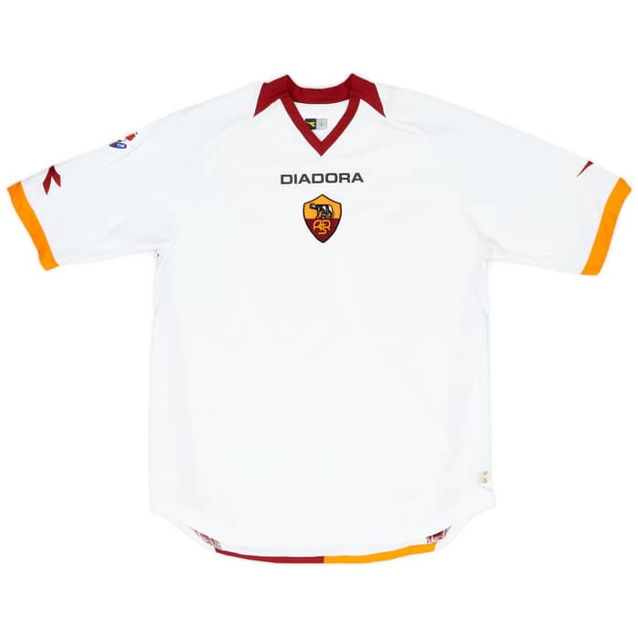 2006-07 Roma Match Issue Away Shirt Tonetto #22