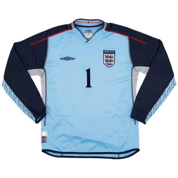 2002-03 England GK Shirt #1 - 7/10 - (S)