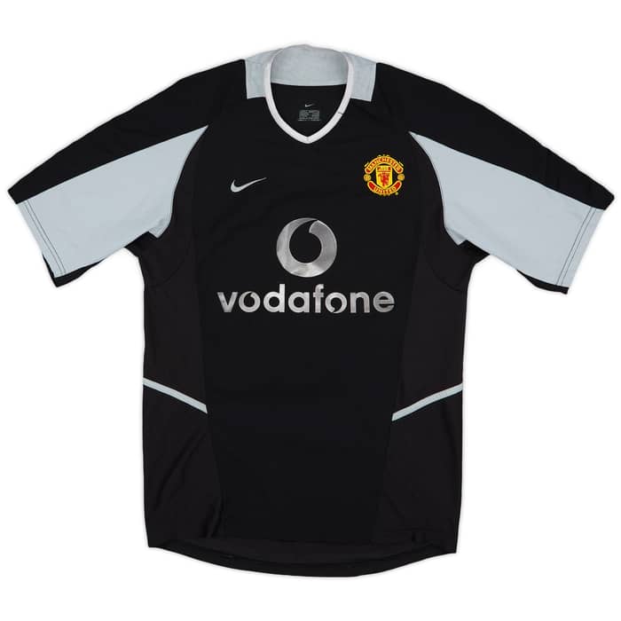 2002-04 Manchester United GK S/S Shirt Barthez #1 - 7/10 - (S)