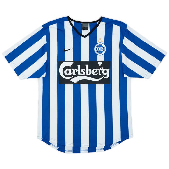 2003-04 OB Odense Home Shirt Højer #24 - 8/10 - (S)