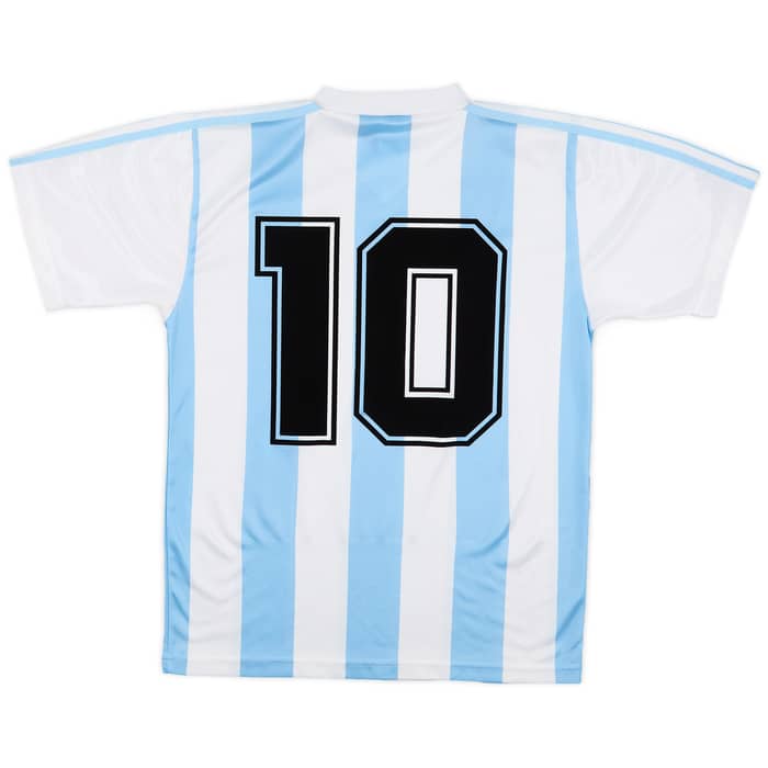 1990-91 Argentina Home Shirt #10 - 9/10 - (S)
