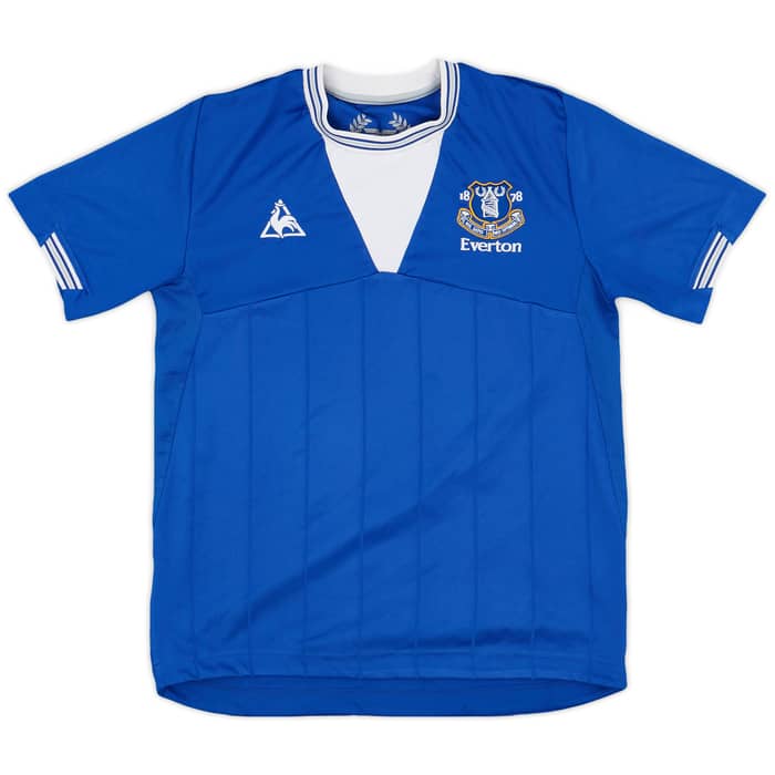 2009-10 Everton Home Shirt Neville #18 - 9/10 - (XL.Boys)