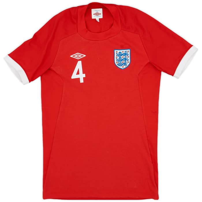 2010-11 England Away Shirt Gerrard #4 - 6/10 - (L.Boys)
