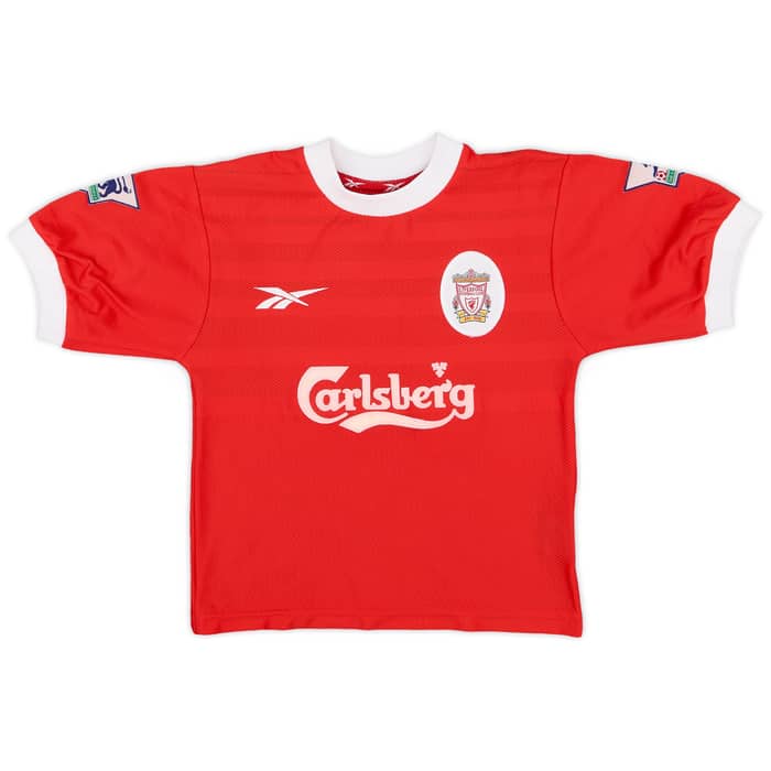 1998-00 Liverpool Home Shirt Owen #10 - 7/10 - (5-6 Years)