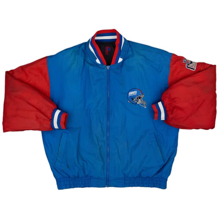 1990s New York Giants Pro Player Reversible Rain Coat - 5/10 - (XL)
