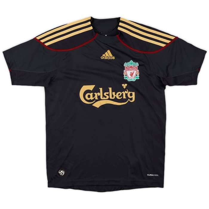2009-10 Liverpool Away Shirt Gerrard #8 - 5/10 - (L.Boys)