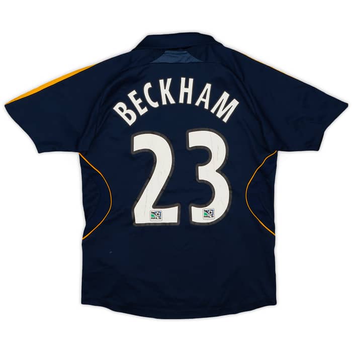 2007-08 LA Galaxy Away Shirt Beckham #23 - 6/10 - (S.Boys)