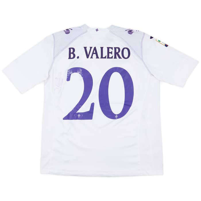 2012-13 Fiorentina Match Issue Away Shirt B. Valero #20