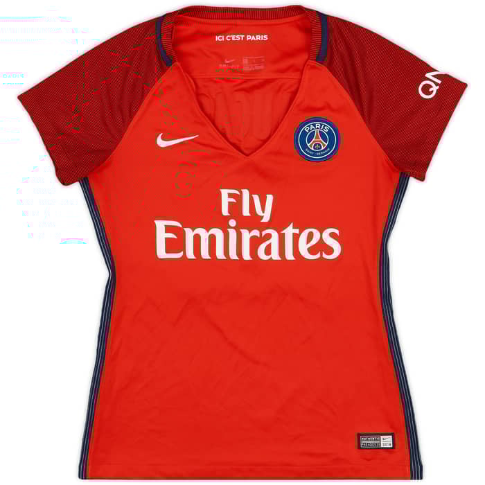 2016-17 Paris Saint-Germain Away Shirt Lucas #7 - 5/10 - (Women's S)