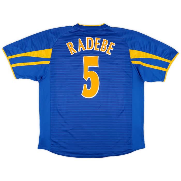 2001-03 Leeds United Away Shirt Radebe #5 - 7/10 - (XXL)