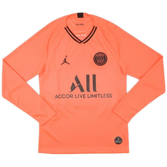 2019-20 Paris Saint-Germain Away L/S Shirt Mbappe #7 - 9/10 - (S)
