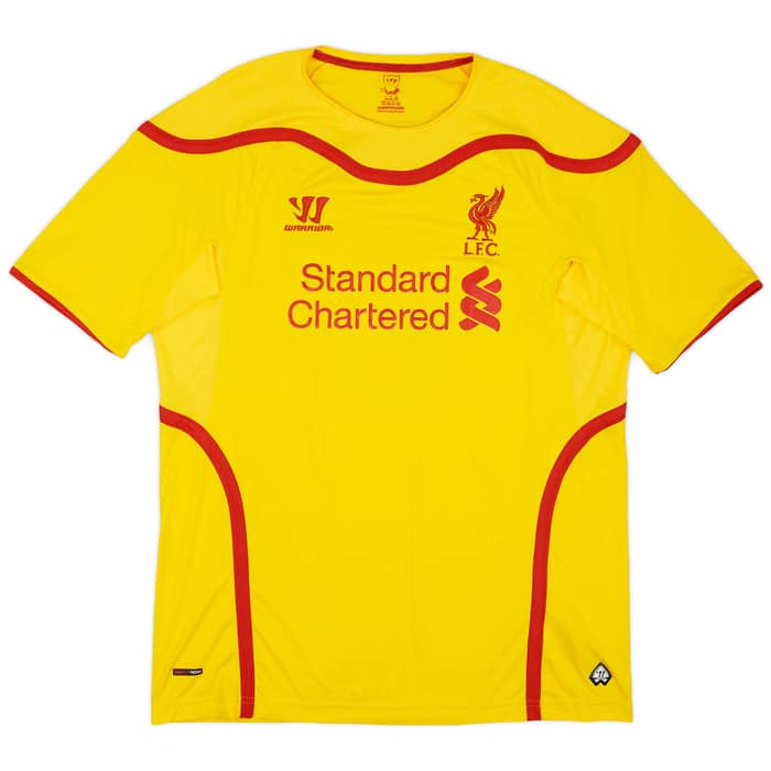 2014-15 Liverpool Away Shirt Gerrard #8 - 8/10 - (XL)