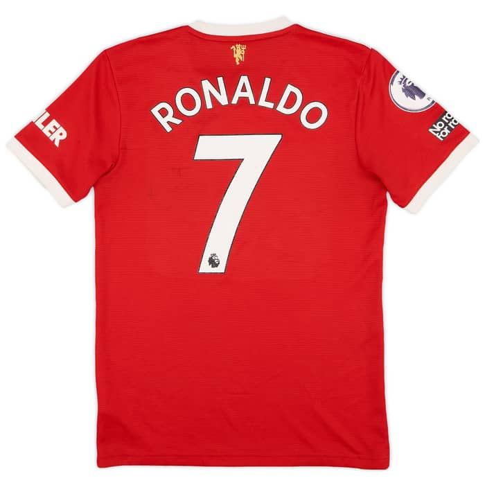 2021-22 Manchester United Home Shirt Ronaldo #7 - 8/10 - (S)